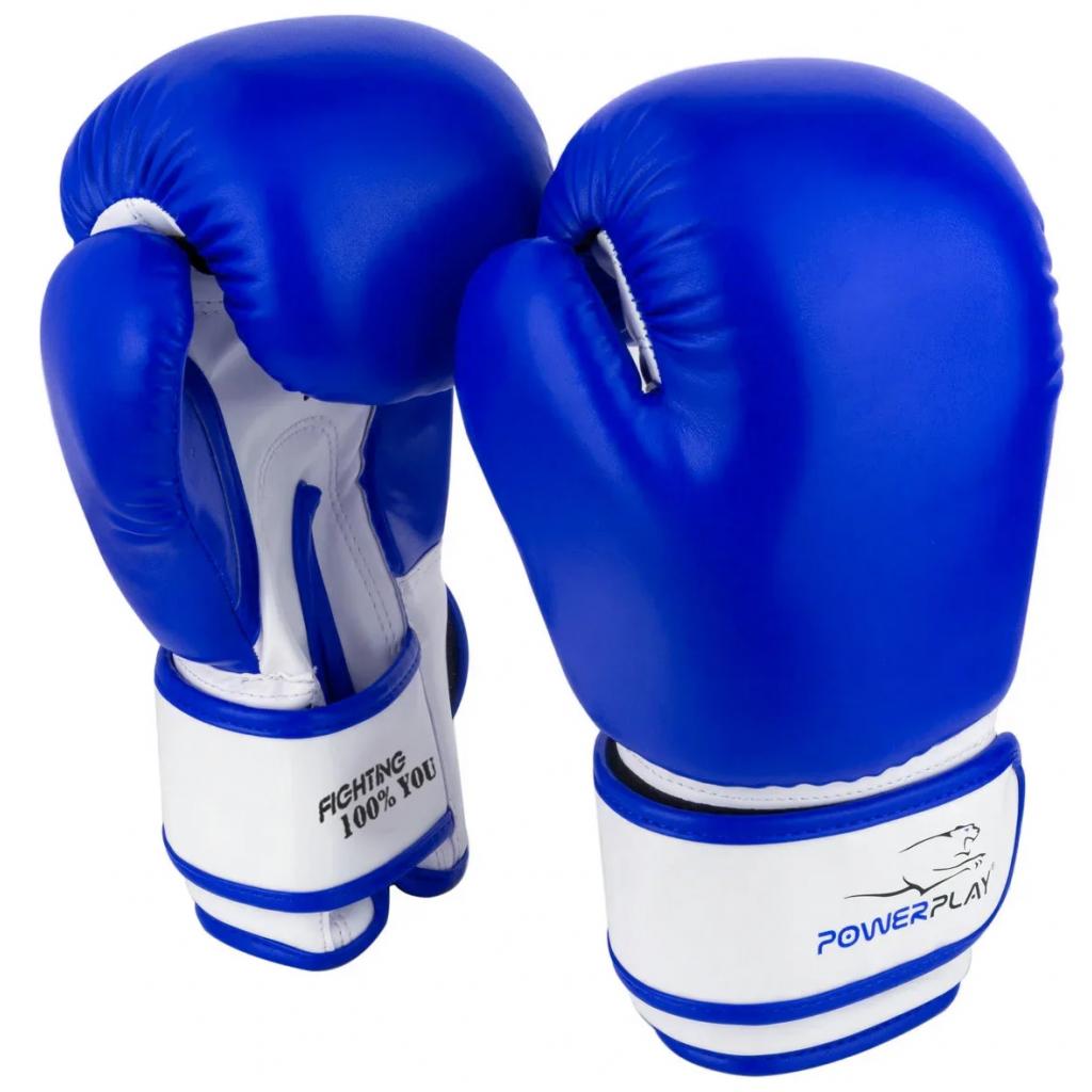 Боксерские перчатки PowerPlay 3004 JR 6oz Blue/Yellow (PP_3004JR_6oz_Blue/Yellow) изображение 5