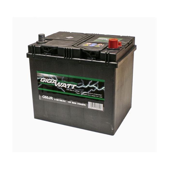 Аккумулятор автомобильный GigaWatt 60А (0185756012) изображение 2