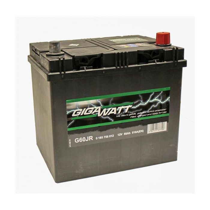 Аккумулятор автомобильный GigaWatt 60А (0185756012) изображение 3