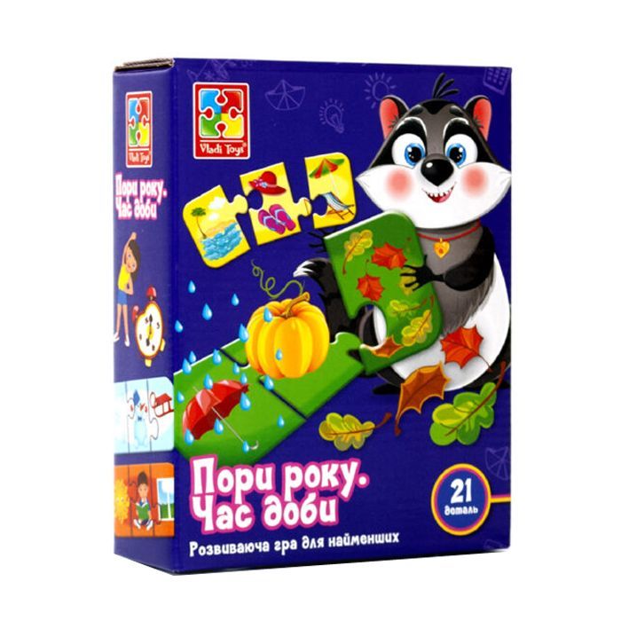 Развивающая игрушка Vladi Toys Времена года. Время суток (VT1804-31)