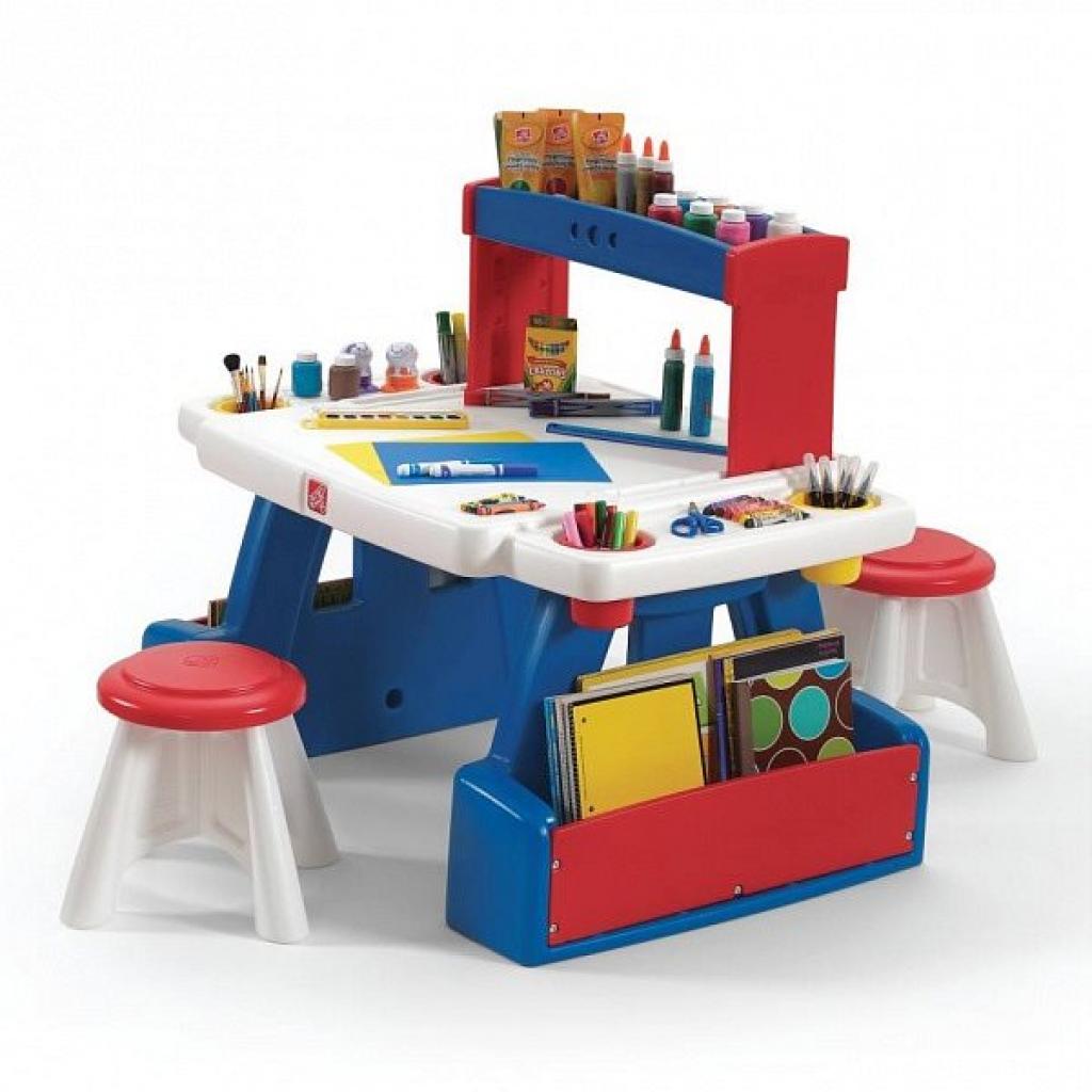 Дитячий стіл Step2 з 2 стільцями для творчості "CREATIVE PROJECTS" (41379) зображення 2