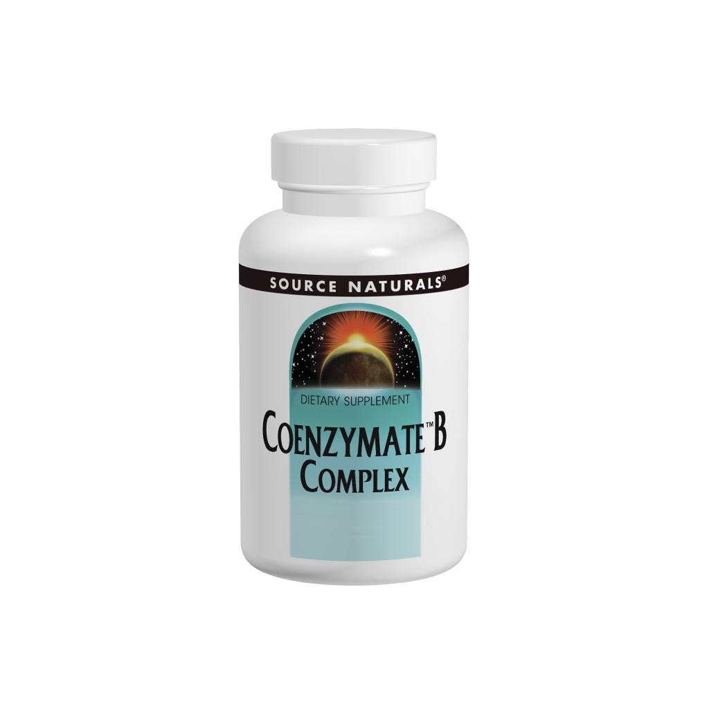 Вітамін Source Naturals Коензим В-Комплексу, Апельсиновий смак, 60 таблеток для (SNS-00275)