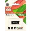 USB флеш накопитель Mibrand 4GB Сhameleon Black USB 2.0 (MI2.0/CH4U6B) изображение 2