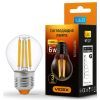 Лампочка Videx Filament G45F 6W E27 4100K 220V (VL-G45F-06274) изображение 2