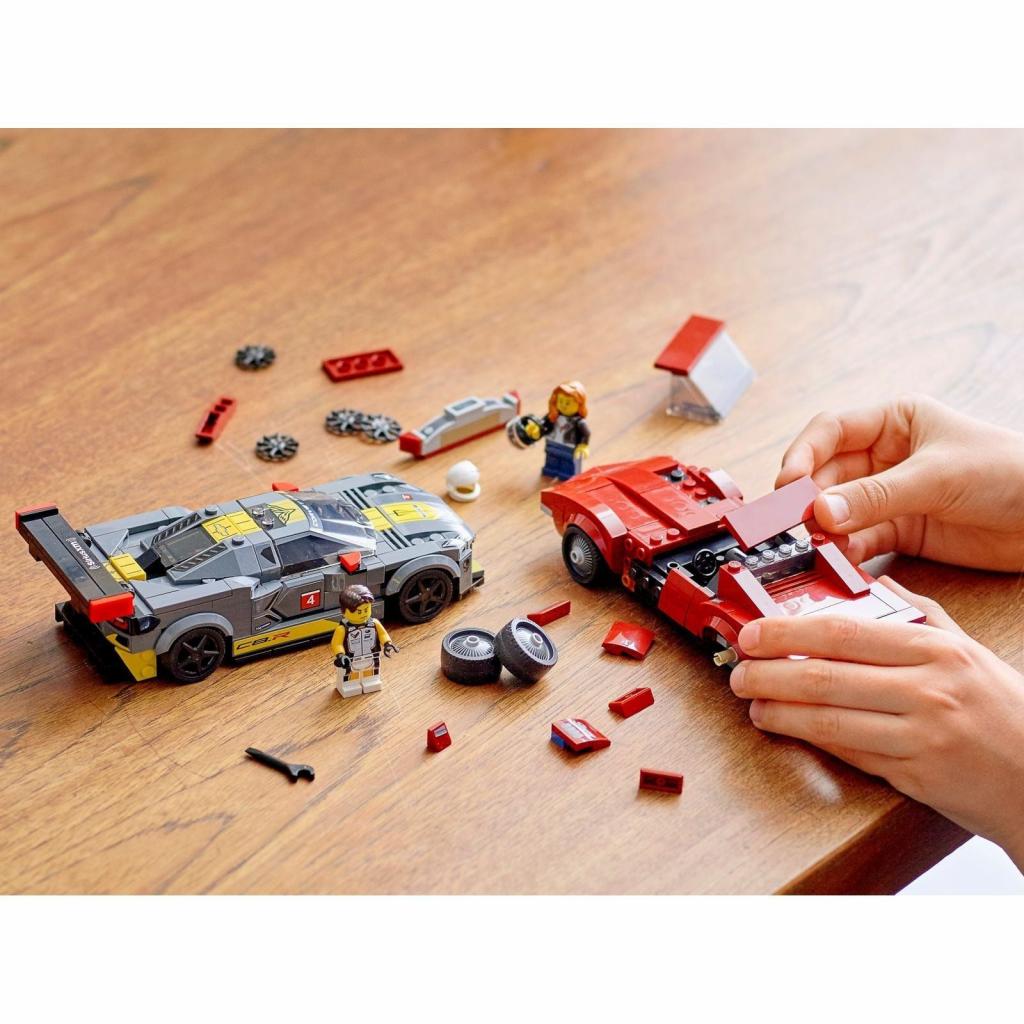 Конструктор LEGO Speed Champions Chevrolet Corvette C8.R Race Car and 1968 Ch (76903) зображення 3