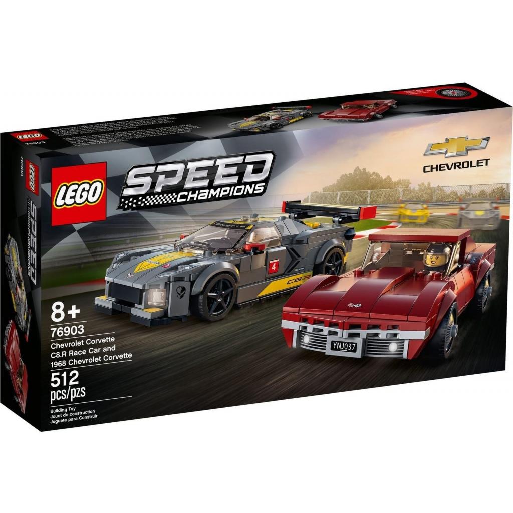 Конструктор LEGO Speed Champions Chevrolet Corvette C8.R Race Car and 1968 Ch (76903)