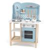 Ігровий набір Viga Toys кухня з дерева з аксесуарами PolarB блакитна (44047)