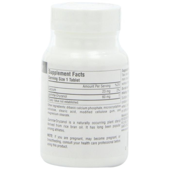 Трави Source Naturals Гамма орізанол 60мг, 100 таблеток (SNS-00684) зображення 2