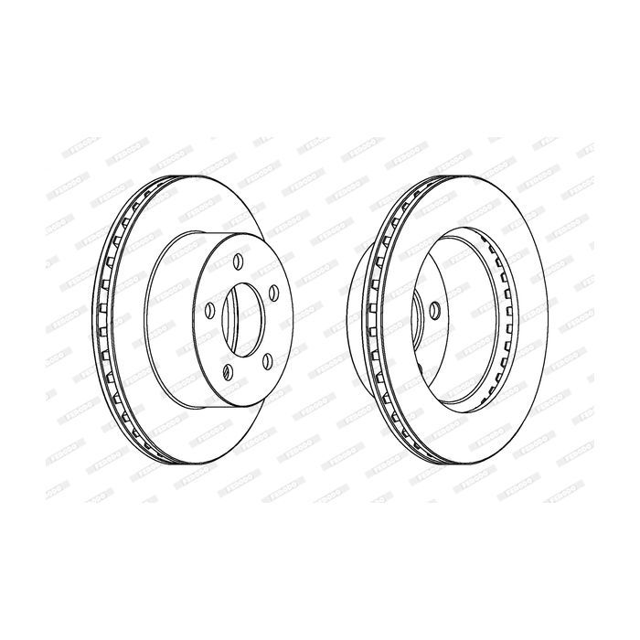 Тормозной диск FERODO DDF1027