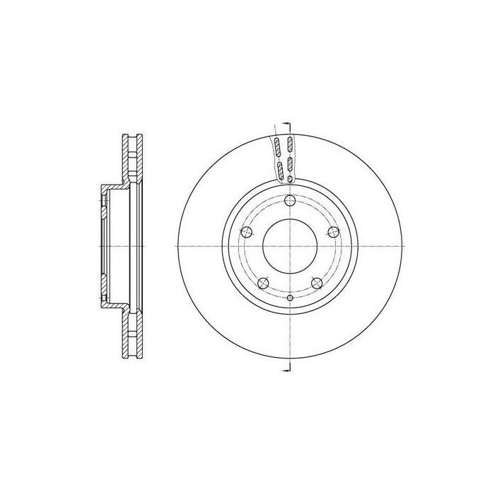 Гальмівний диск HI-Q SD4421