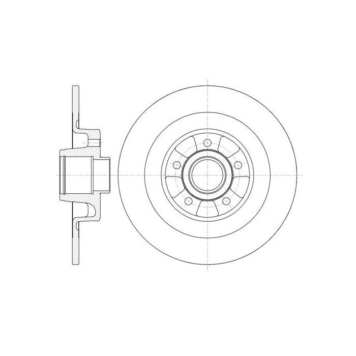 Тормозной диск REMSA 6999.00
