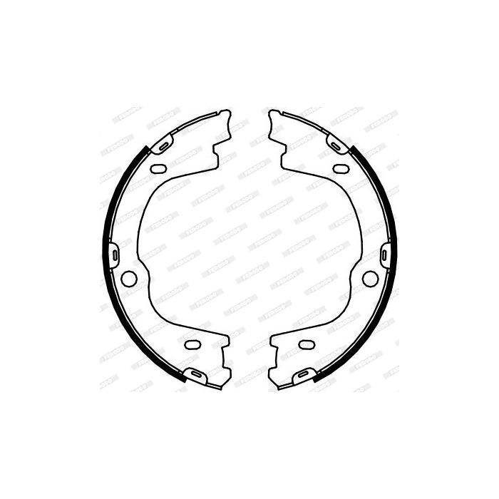 Гальмівні колодки FERODO FSB4087 зображення 2