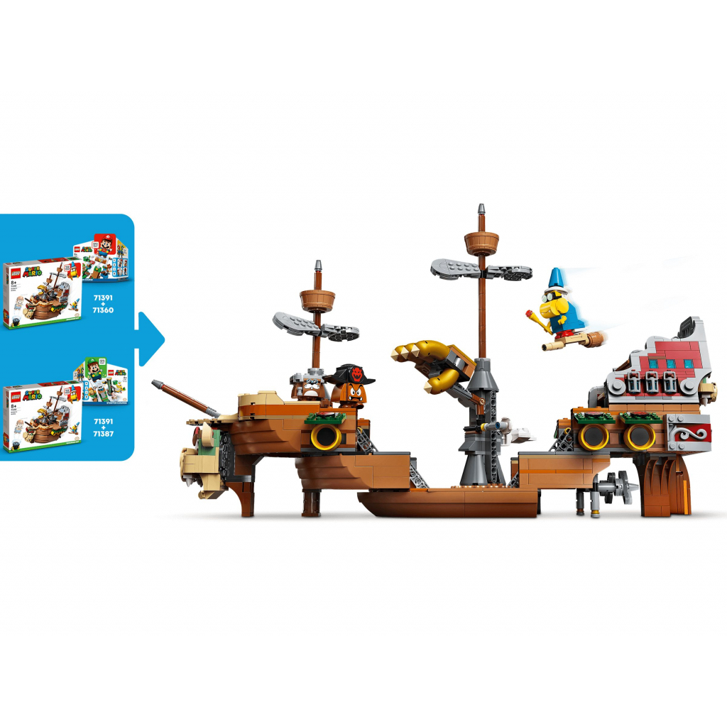 Конструктор LEGO Super Mario Додатковий набір «Летючий корабель Боузер» (71391) зображення 7