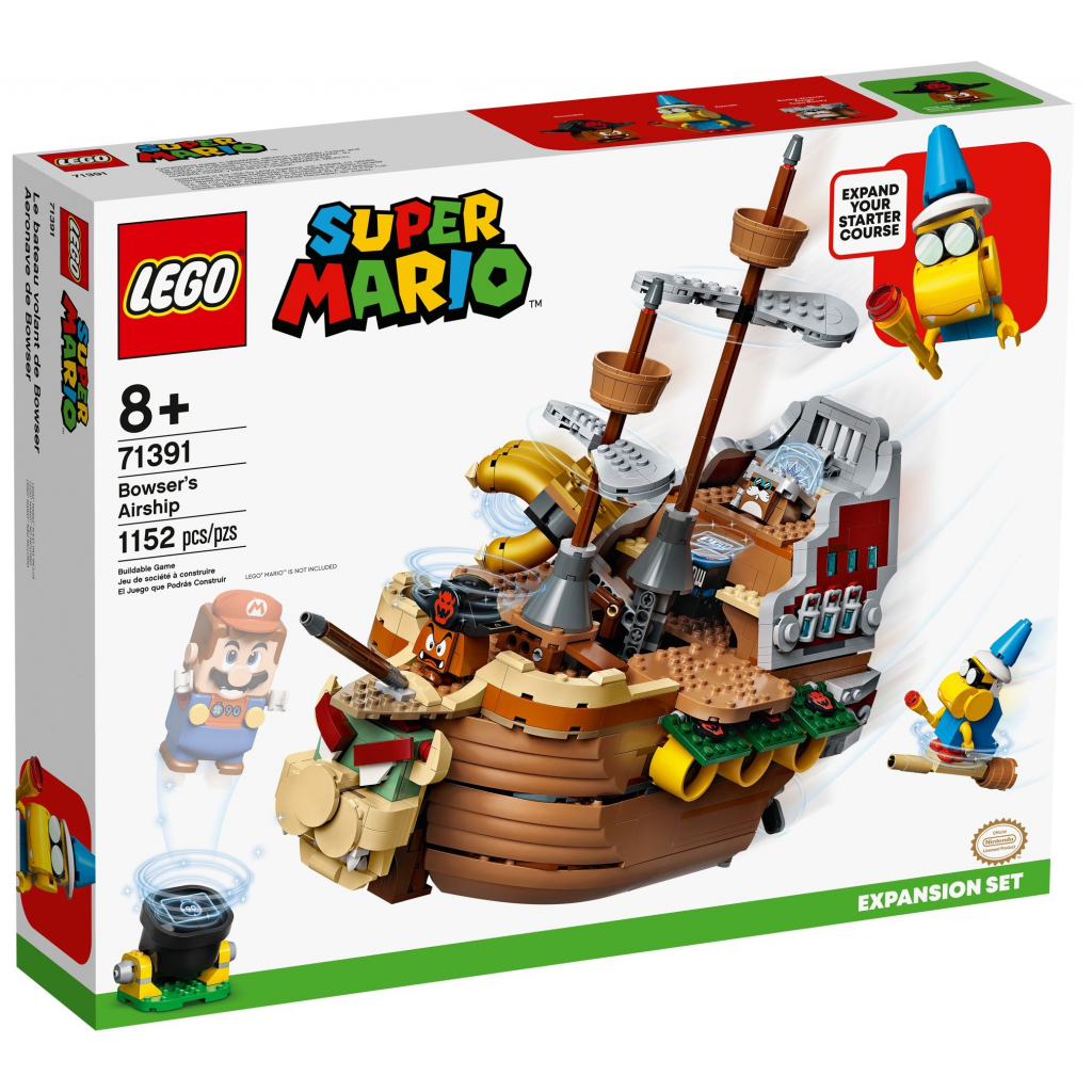 Конструктор LEGO Super Mario Додатковий набір «Летючий корабель Боузер» (71391)