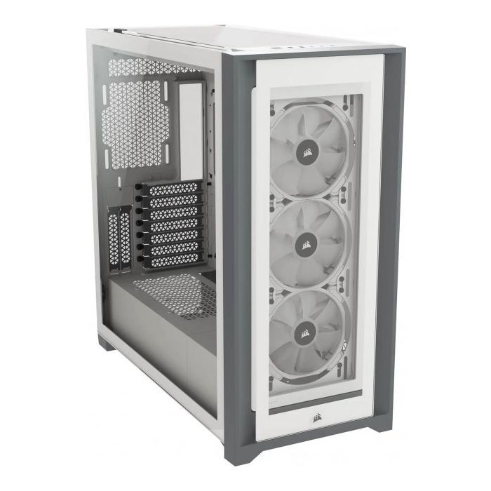 Корпус Corsair iCUE 5000X RGB Tempered Glass White (CC-9011213-WW) изображение 2