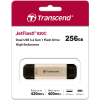 USB флеш накопитель Transcend 256GB JetFlash 930 Gold-Black USB 3.2/Type-C (TS256GJF930C) изображение 8