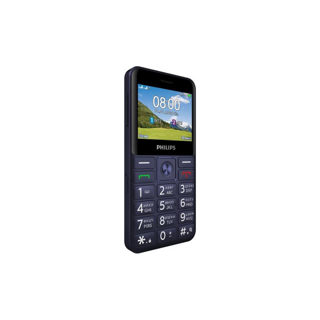 Мобільний телефон Philips Xenium E207 Blue зображення 3