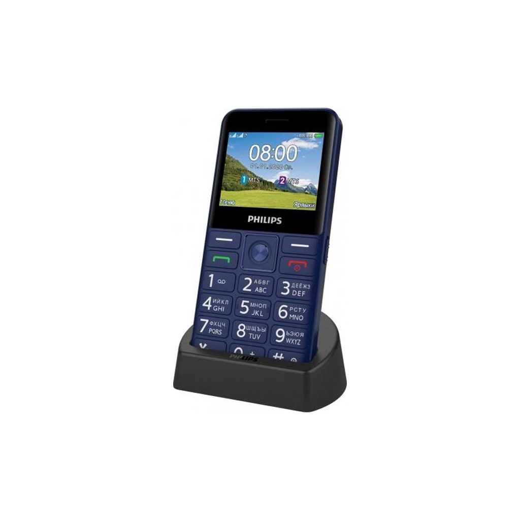 Мобильный телефон Philips Xenium E207 Blue изображение 5