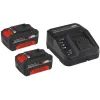 Набор аккумулятор + зарядное устройство Einhell 18V 2x3.0Ah Starter-Kit, PXC + ЗУ (4512098)