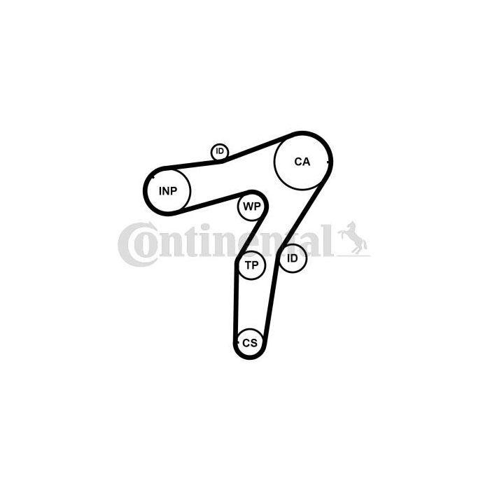 Ремінь ГРМ CONTITECH CT1183