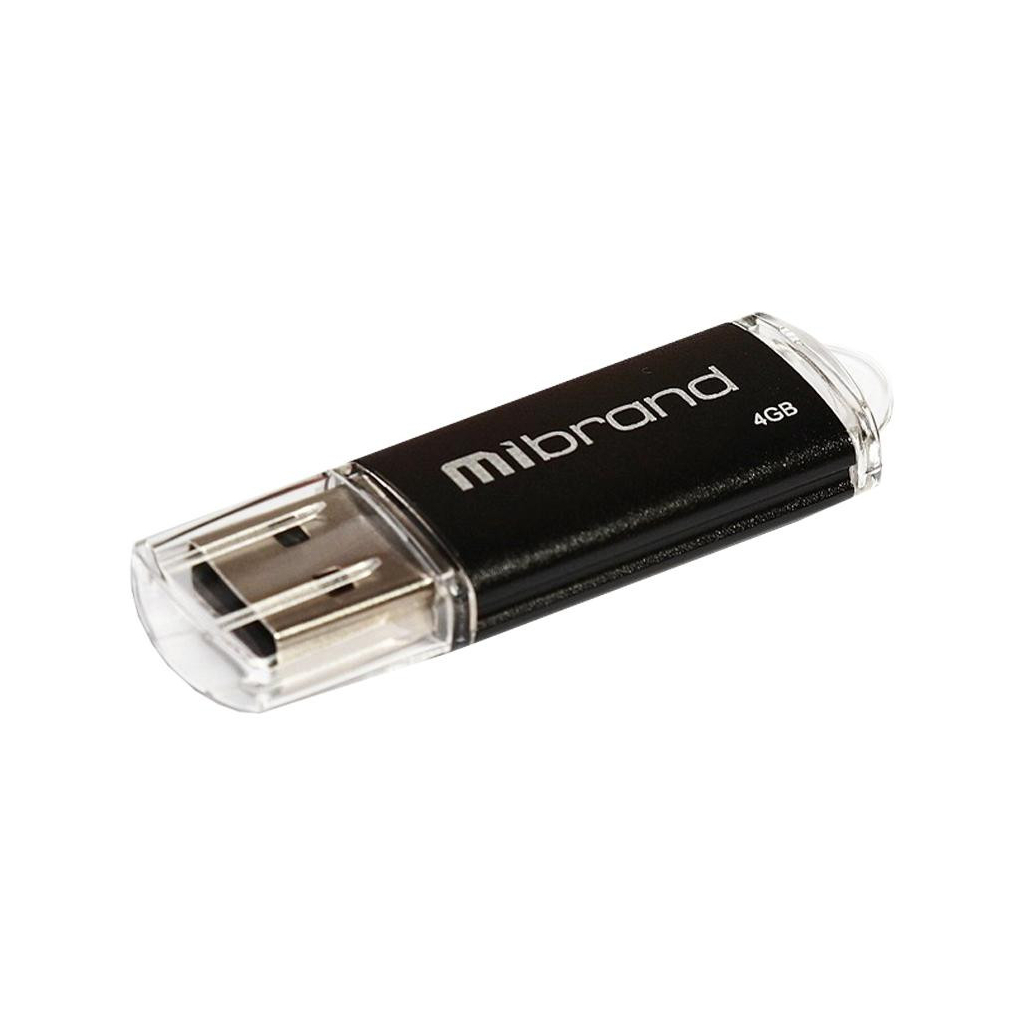USB флеш накопитель Mibrand 8GB Cougar Black USB 2.0 (MI2.0/CU8P1B) изображение 2