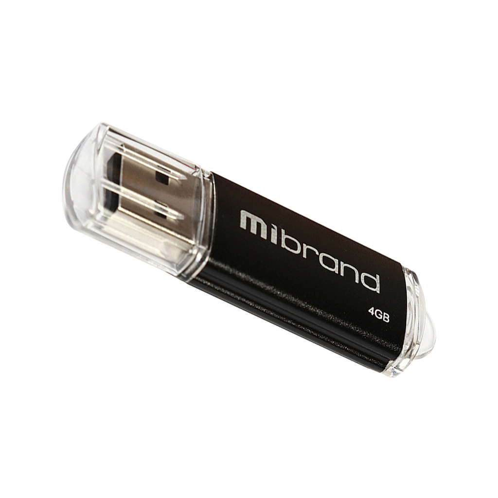 USB флеш накопитель Mibrand 64GB Cougar Black USB 2.0 (MI2.0/CU64P1B)