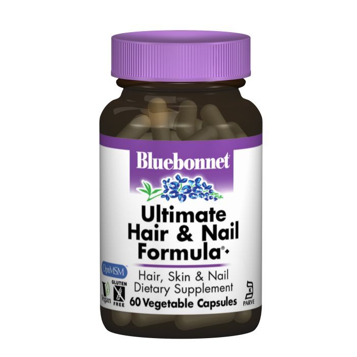 Витаминно-минеральный комплекс Bluebonnet Nutrition Окончательная Формула для Волос и Ногтей, 60 вегетариа (BLB1106)