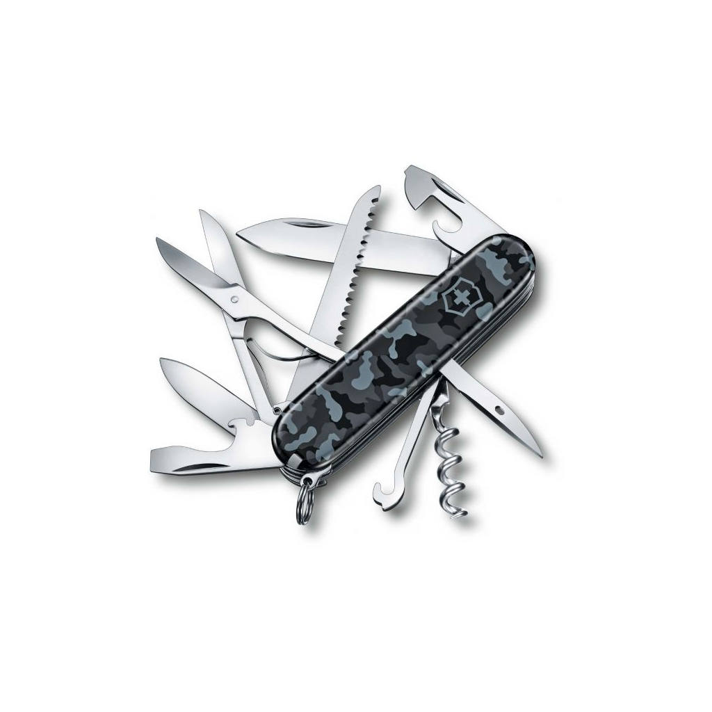 Нож Victorinox Huntsman Transparent Silver Blister (1.3713.T7B1)