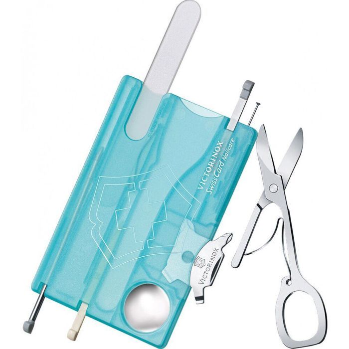 Мультитул Victorinox SwissCard NailCare Transparent Blue (0.7240.T21) зображення 2