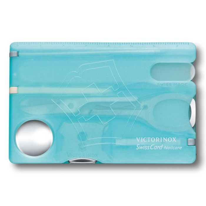 Мультитул Victorinox SwissCard NailCare Transparent Blue (0.7240.T21) зображення 4