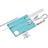 Мультитул Victorinox SwissCard NailCare Transparent Blue (0.7240.T21)