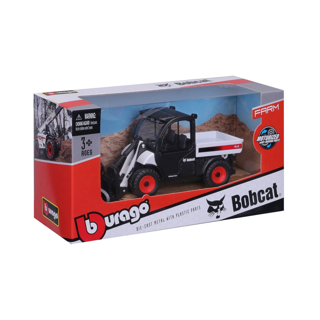 Спецтехніка Bburago Навантажувач Bobcat Toolcat 5600 10 см (18-31806) зображення 6