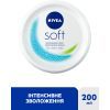 Крем для обличчя Nivea Soft Освіжаючий зволожувальний Для обличчя, рук та тіла 200 мл (4005900008411/5025970022574/4006000009568) зображення 2