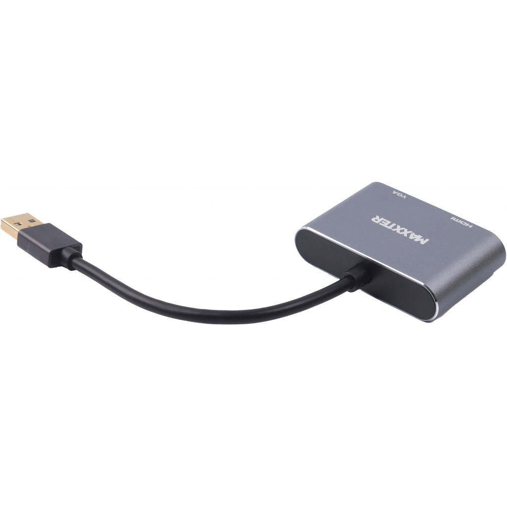 Перехідник Maxxter USB to HDMI/VGA (V-AM-HDMI-VGA) зображення 2