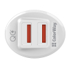 Зарядний пристрій ColorWay 2USB Quick Charge 3.0 (36W (CW-CHA011Q-WT) зображення 5