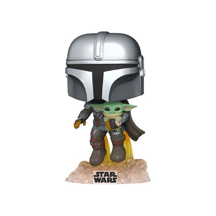 Фигурка для геймеров Funko Pop Мандалорец, летящий с малышом (50959)