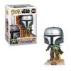 Фигурка для геймеров Funko Pop Мандалорец, летящий с малышом (50959) изображение 2