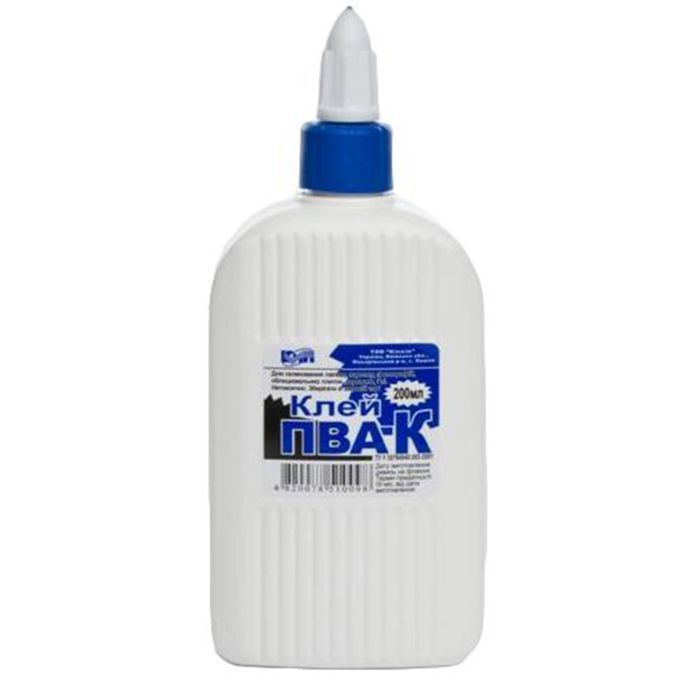 Клей КіП ПВА-К 200 мл с супер колпачком (GLUE-KIP-PVA-200ML)