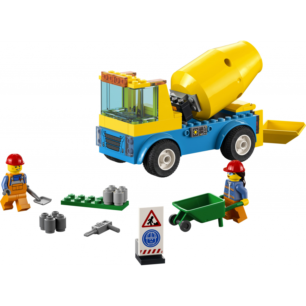 Конструктор LEGO City Great Vehicles Бетонозмішувач 85 деталей (60325) зображення 2