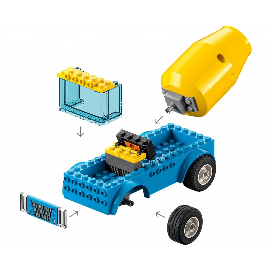 Конструктор LEGO City Great Vehicles Бетономешалка 85 деталей (60325) изображение 5