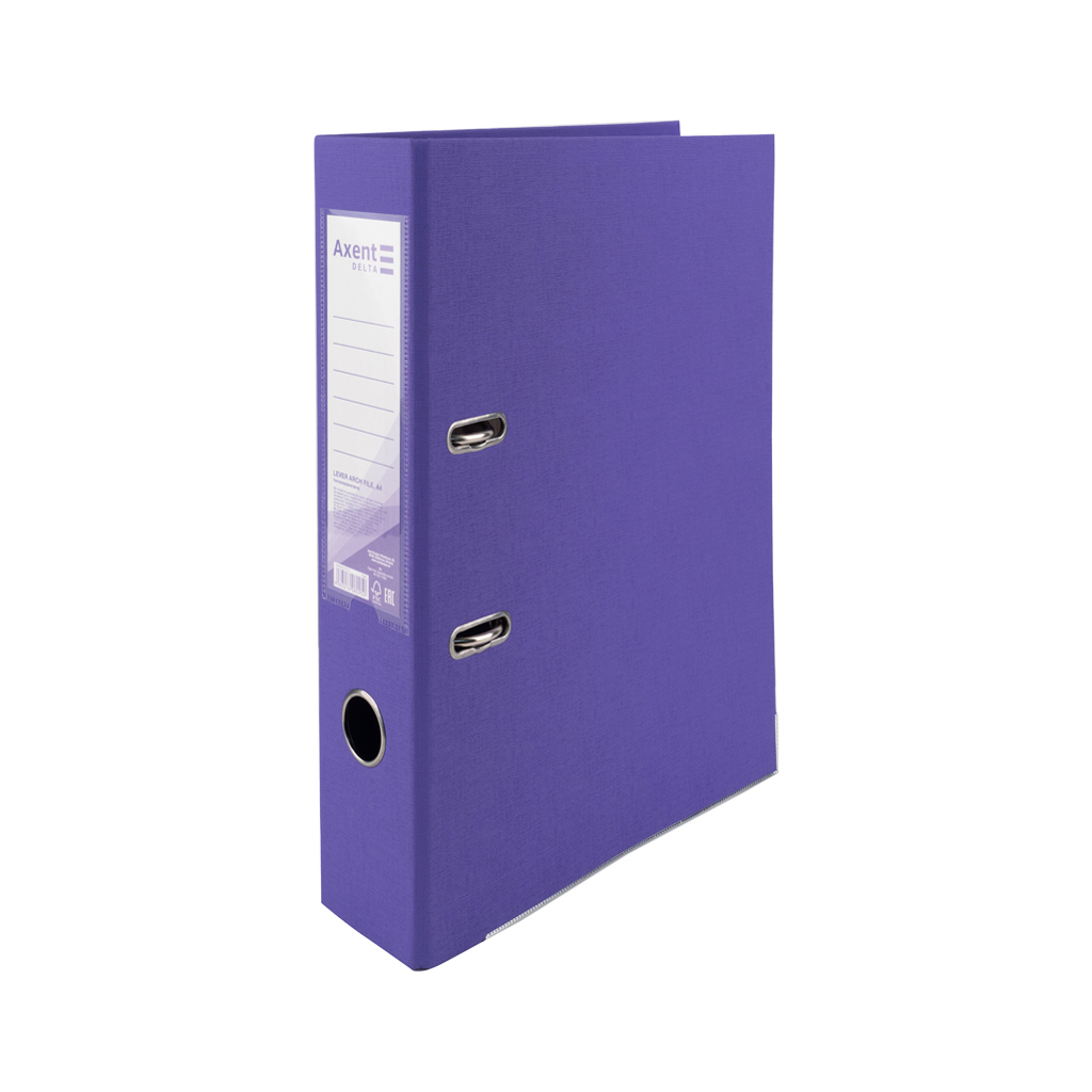 Папка - регистратор Axent А4 PP 7,5 см, собран, фиолетовая (D1712-11C)