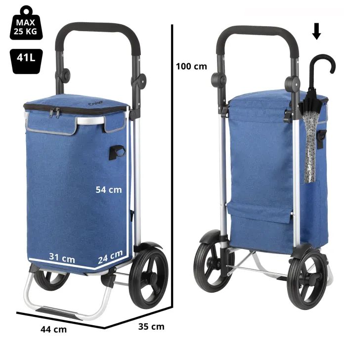 Сумка-тележка ShoppingCruiser Allround 41 л Blue (930023) изображение 3