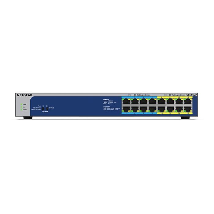 Коммутатор сетевой Netgear GS516UP-100EUS