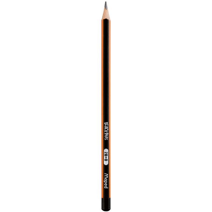Карандаш графитный Maped BLACK PEPS, HB, без ластика (MP.850021)