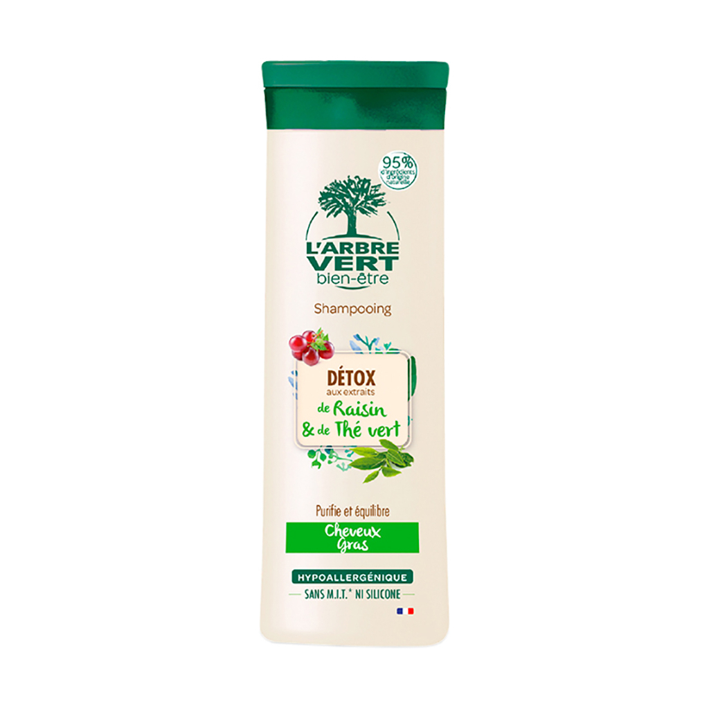 Шампунь L'Arbre Vert для жирных волос с экстр. винограда и зеленого чая 250 мл (3450601028892)