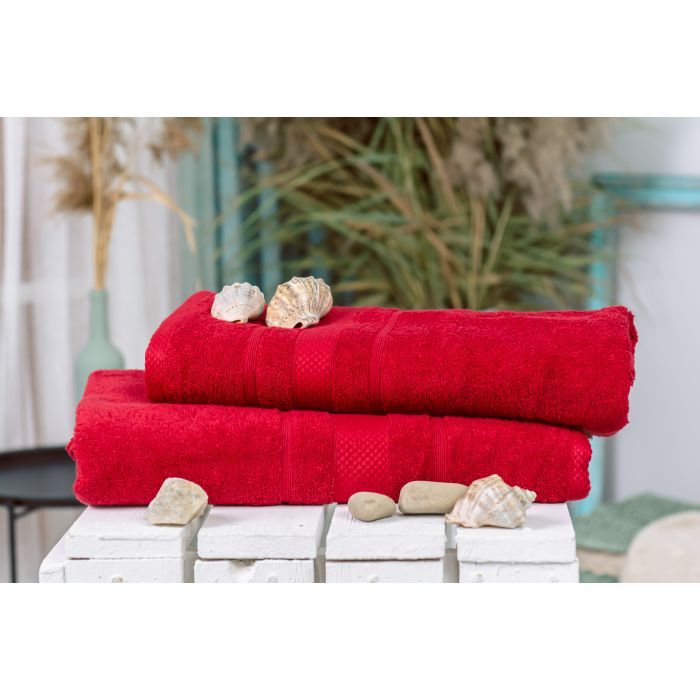 Полотенце MirSon набор банный №5070 Elite SoftNess Bordo 50х90, 70х140 (2200003183085) изображение 2