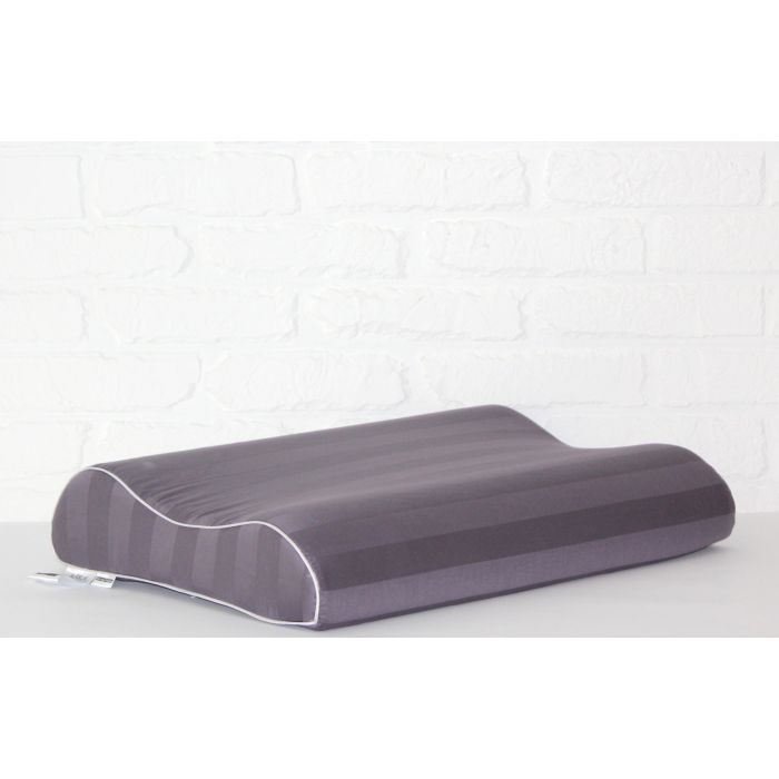 Подушка MirSon ортопедическая №6005 Noble stripe Graphite 58х40х10.5 (2200003260878) изображение 3