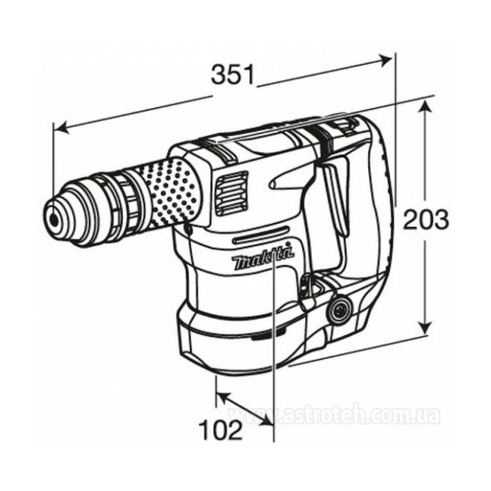 Отбойный молоток Makita HK1820 изображение 2