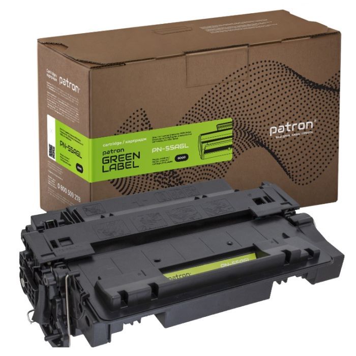 Картридж Patron HP 55A (CE255A) Green Label (PN-55AGL)