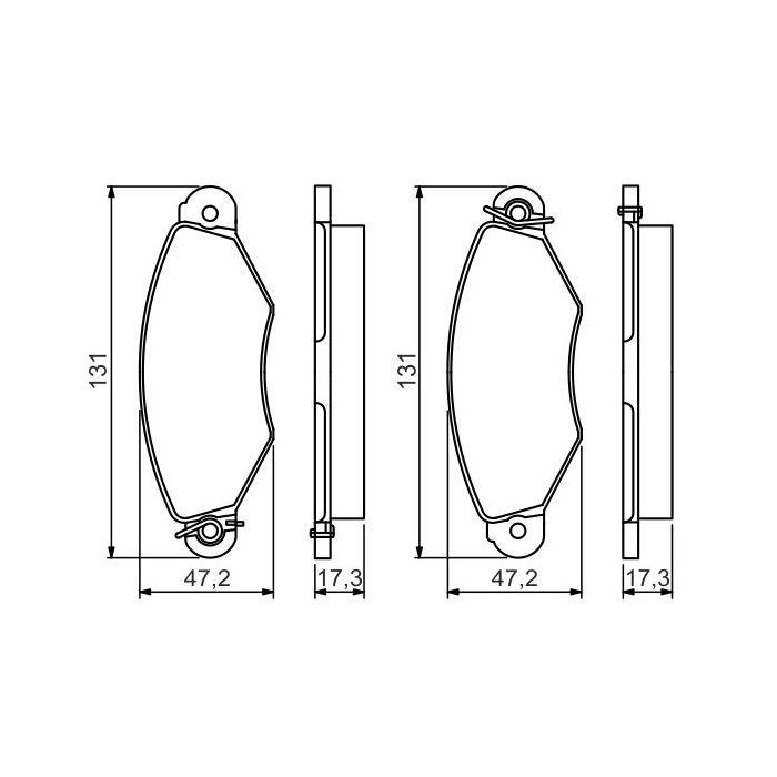 Гальмівні колодки Bosch 0 986 495 235 зображення 6